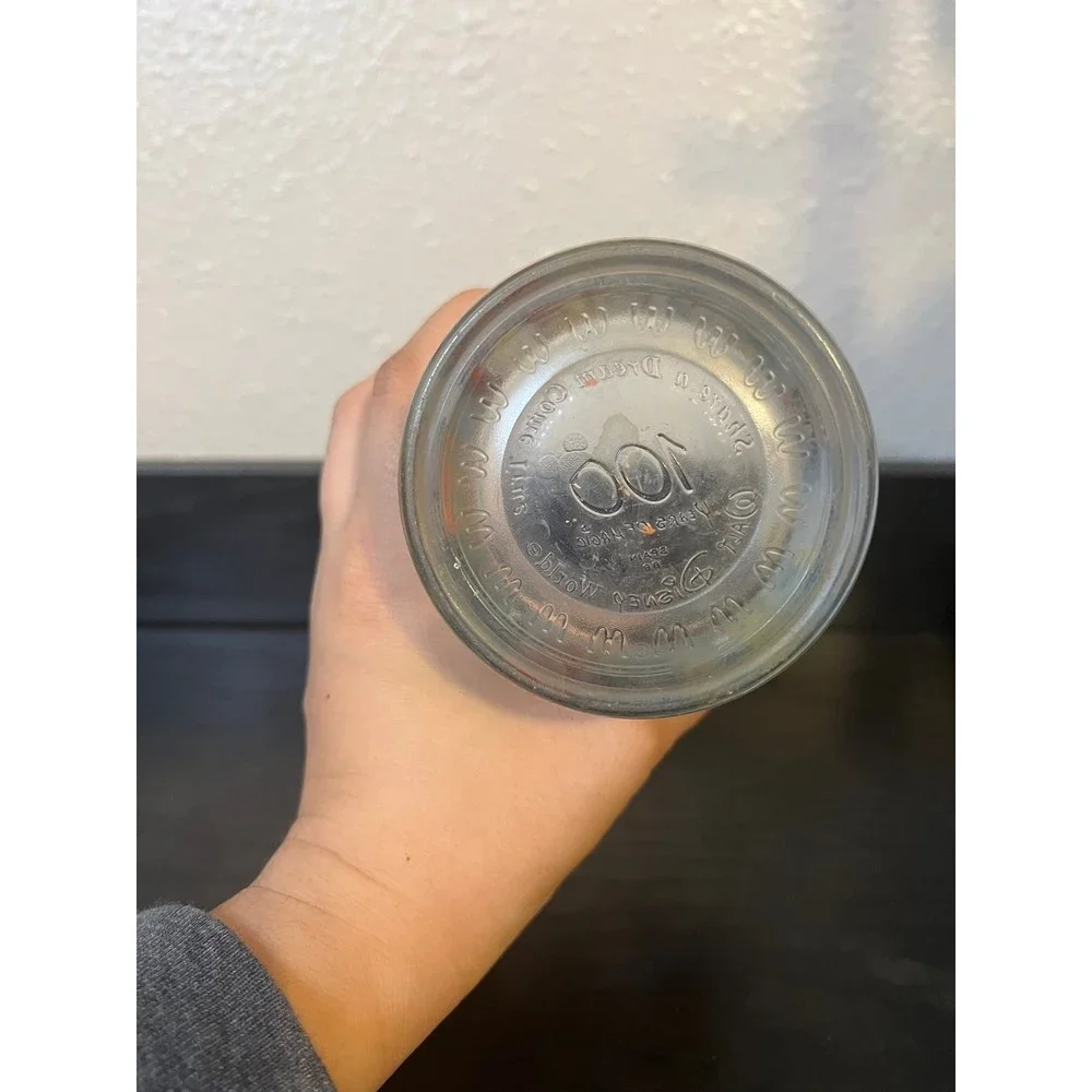 Disney Collectible 100th Anniversary Mcdonalds Glass Cup